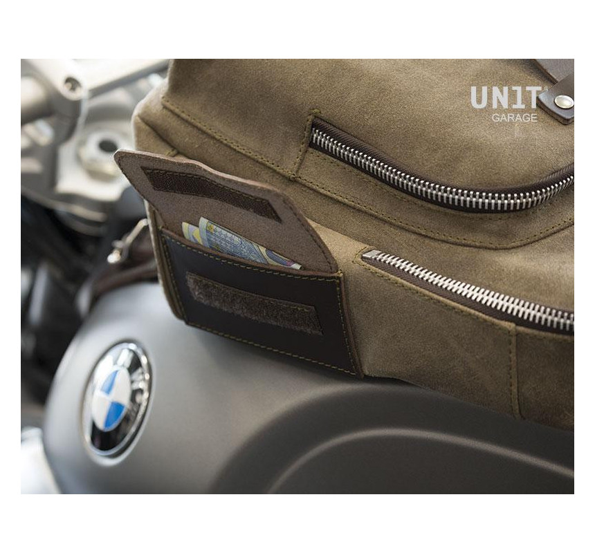 23L Leather Tank Bag - L'atelier Bleu Motostore