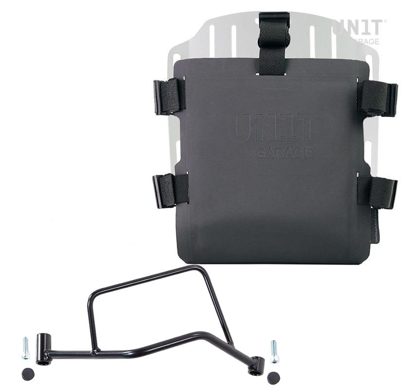 Adjustable Hypalon pannier rack + straight bracket for the R 1200R – L'atelier Bleu Motostore