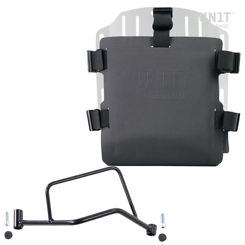 Adjustable Hypalon pannier rack + straight bracket for the R 1200R – L'atelier Bleu Motostore