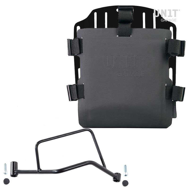Porte-sacoche réglable en hypalon + support droit pour R 1200R - L'atelier Bleu Motostore