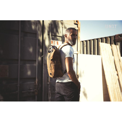 Namib 18L Canvas Rucksack - L'atelier Bleu Motostore