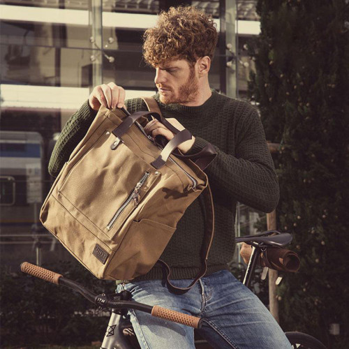 Namib 30L Canvas Rucksack - L'atelier Bleu Motostore