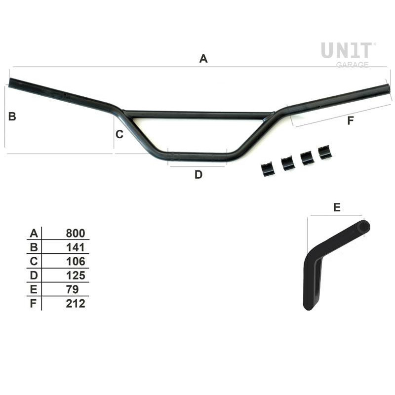Guidon Ergo pour R nineT - L'atelier Bleu Motostore