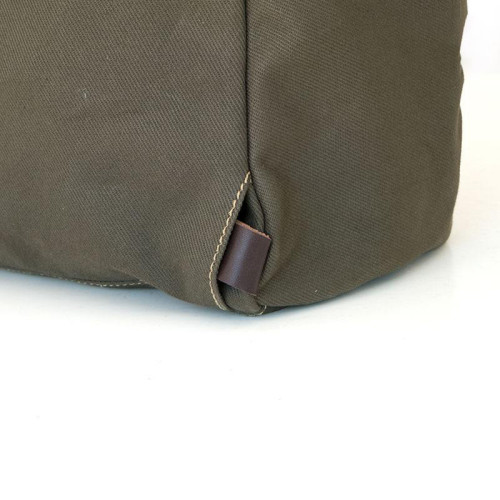 Namib 18L Canvas Rucksack, Green/Brown – L'atelier Bleu Motostore