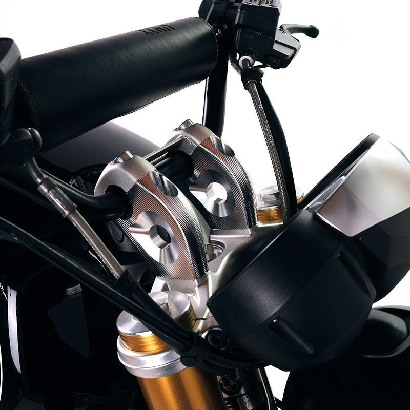 Rehausseurs de guidon arrière et rehaussés pour bmw ninet roadster-pure - L'atelier Bleu Motostore