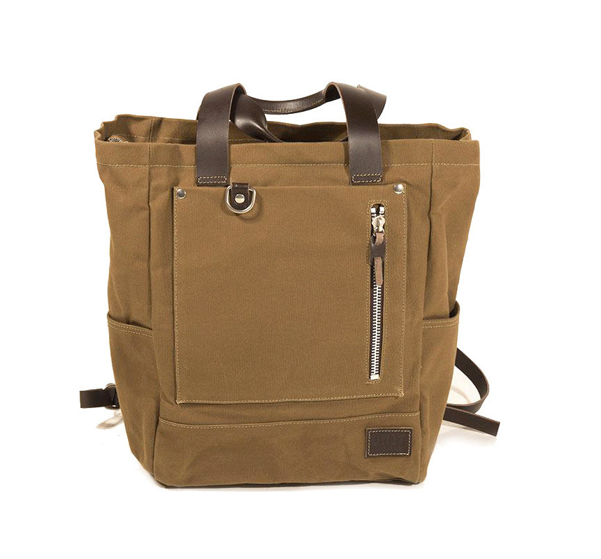 Namib 30L Canvas Rucksack, Beige/Brown – L'atelier Bleu Motostore