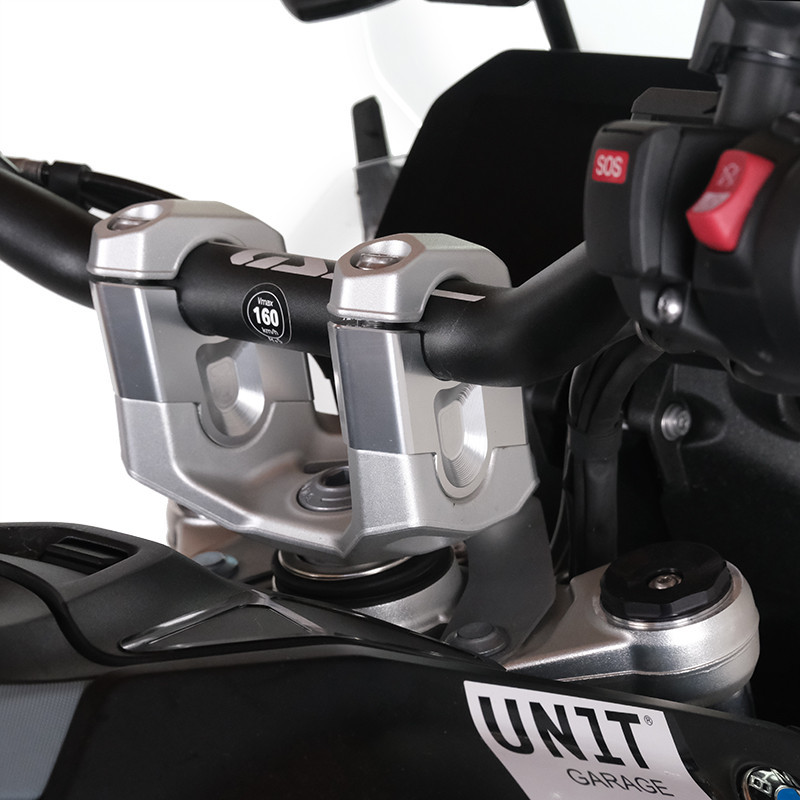Réhausseurs de guidon droit pour R 1300GS/GSA - L'atelier Bleu Motostore