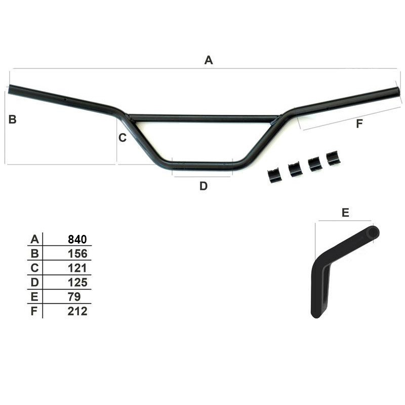 Comfort Handlebars for the R 12 G/S – L'atelier Bleu Motostore