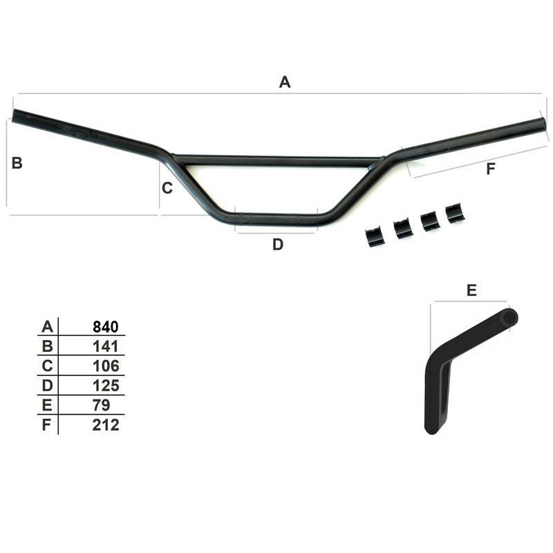 Ergo Handlebars for R 12 G/S - L'atelier Bleu Motostore
