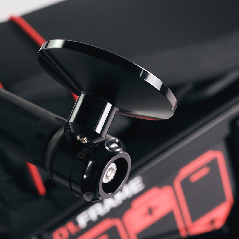 Mirrors with handlebar mounts for the CE 02 - L'atelier Bleu Motostore