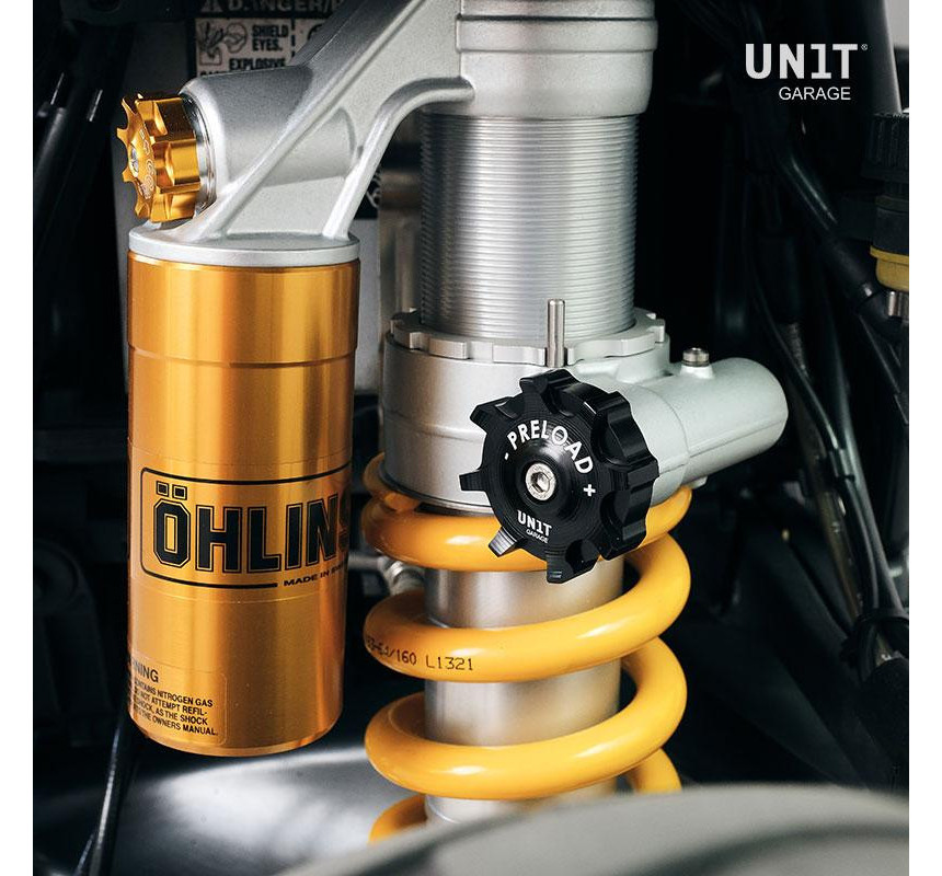 Adjustment knob for Öhlins shock absorbers – L'atelier Bleu Motostore