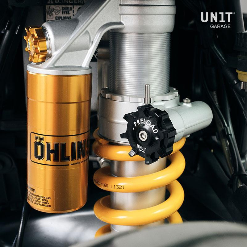 Adjustment knob for Öhlins shock absorbers – L'atelier Bleu Motostore