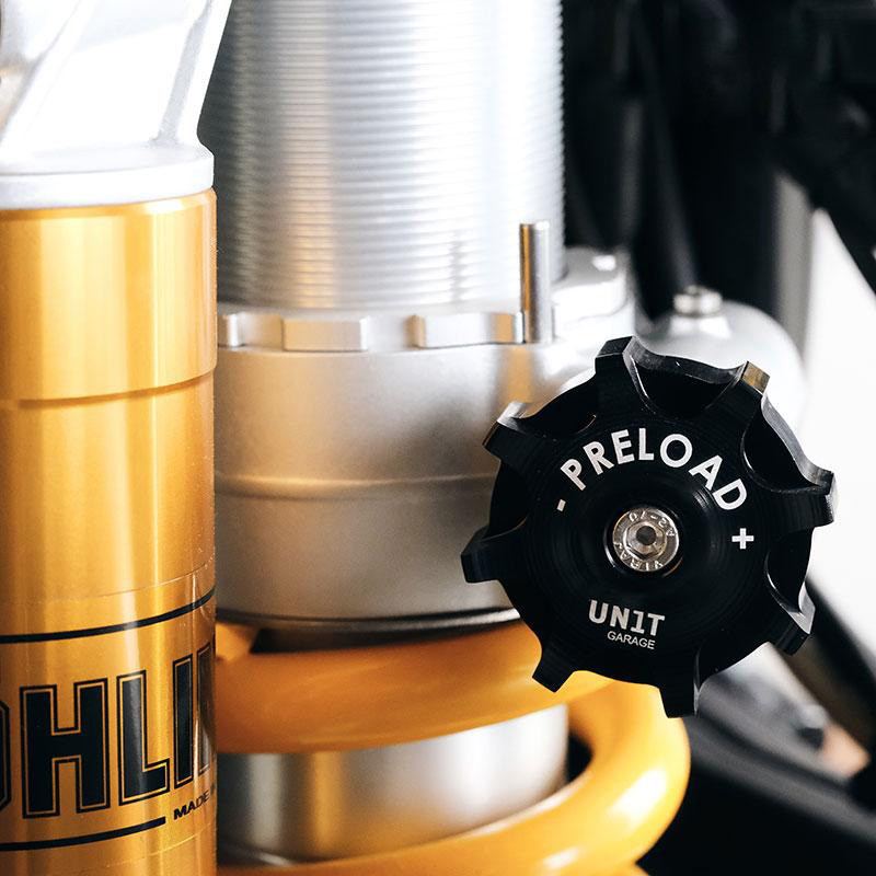 Adjustment knob for Öhlins shock absorbers – L'atelier Bleu Motostore
