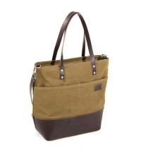 Mojave 24L Canvas Bag, Beige/Brown – L'atelier Bleu Motostore