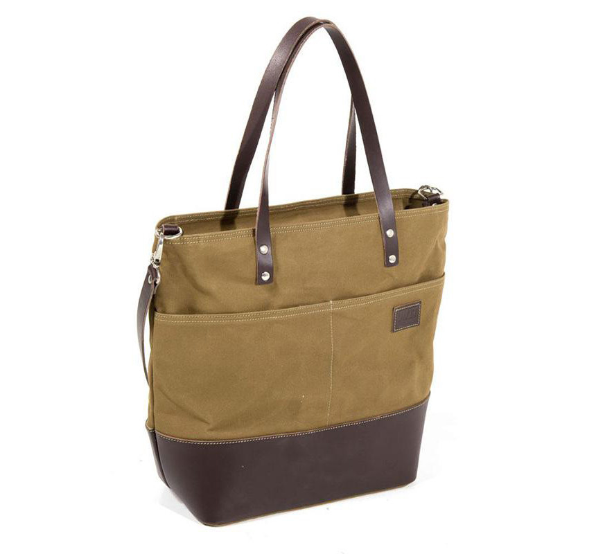 Mojave 24L Canvas Bag, Beige/Brown – L'atelier Bleu Motostore