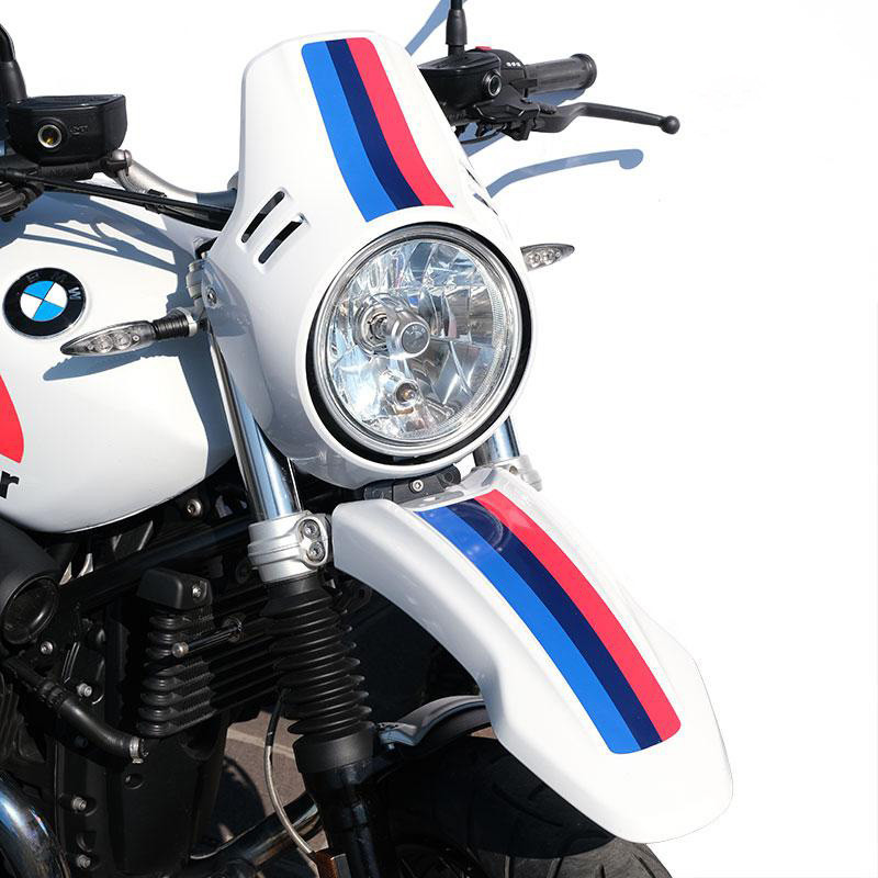 Fork-end sticker for the R nineT Urban GS – L'atelier Bleu Motostore