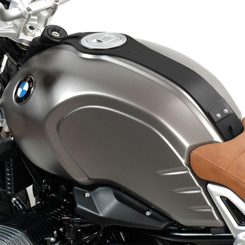 Leather fuel tank protector for the R nineT – L'atelier Bleu Motostore