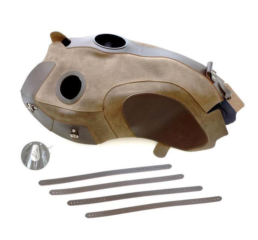 Leather tank cover for the R nineT – L'atelier Bleu Motostore