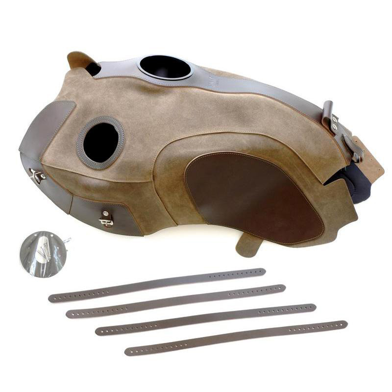 Leather tank cover for the R nineT – L'atelier Bleu Motostore