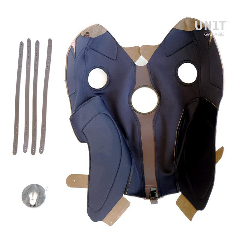 Housse de réservoir en cuir avec porte-bagages pour R nineT - L'atelier Bleu Motostore
