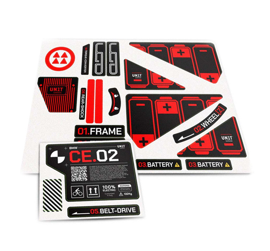 Stickers pour CE 02 - L'atelier Bleu Motostore