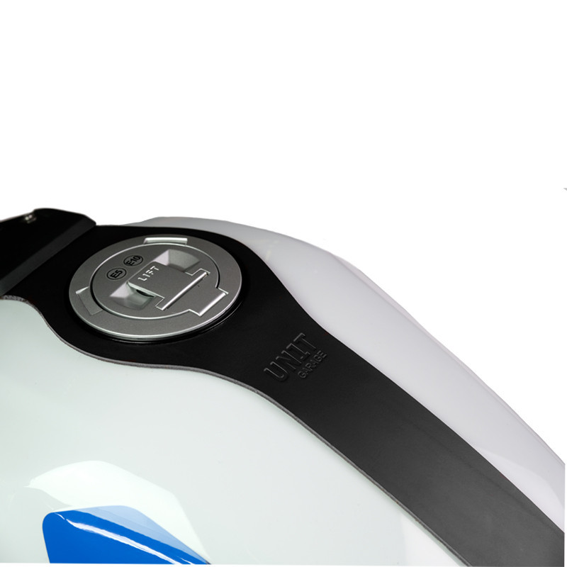 Leather fuel tank protector for the R 12 G/S – L'atelier Bleu Motostore