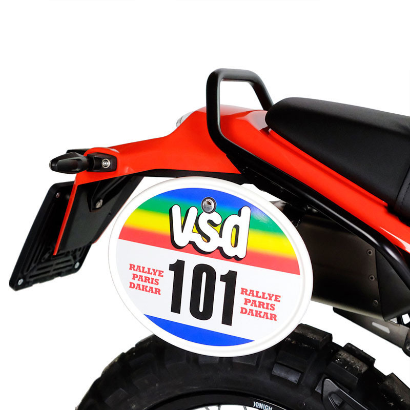 VSD stickers for number plate holders - L'atelier Bleu Motostore