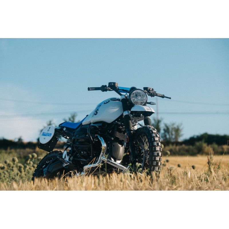 Réservoir Deus Enduro kit blanc pour R nineT - L'atelier Bleu Motostore