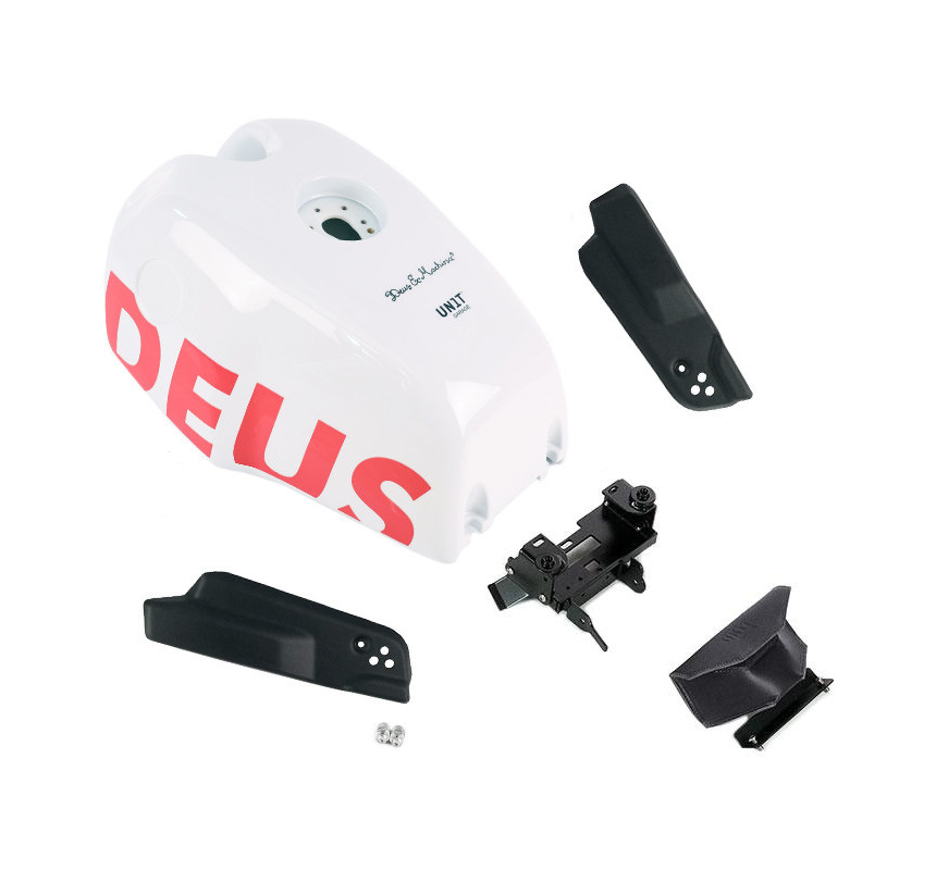 Réservoir Deus Street kit blanc pour R nineT - L'atelier Bleu Motostore