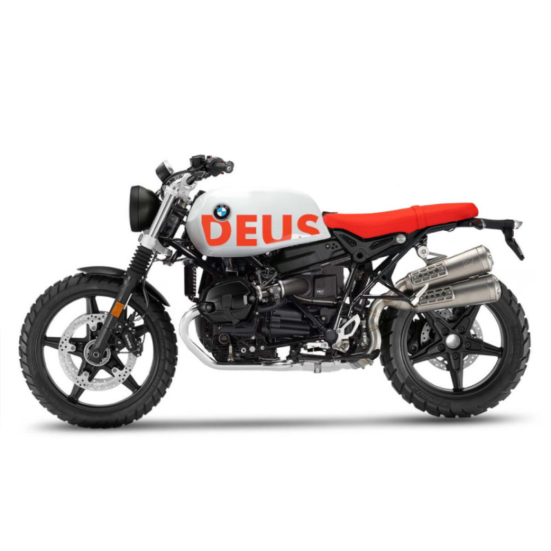 Deus Street white fuel tank kit for the R nineT – L'atelier Bleu Motostore