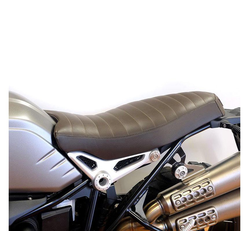 Selle biplace en cuir pour R nineT - L'atelier Bleu Motostore