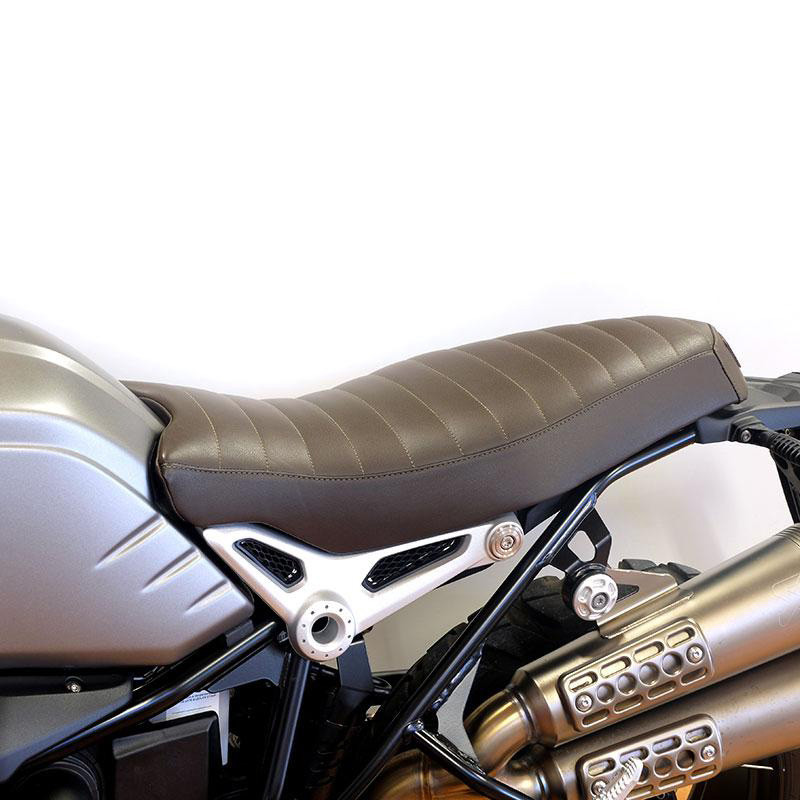 Selle biplace en cuir pour R nineT - L'atelier Bleu Motostore