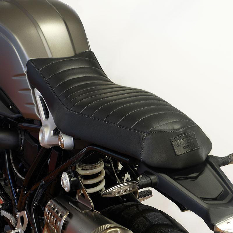 Selle biplace en cuir pour R nineT - L'atelier Bleu Motostore