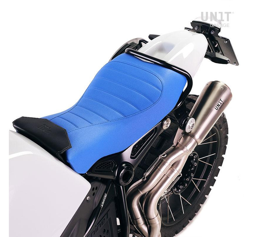 Selle conducteur en cuir avec garde-boue arrière pour R nineT - L'atelier Bleu Motostore