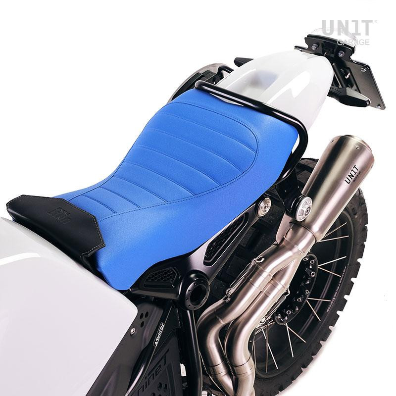 Selle conducteur en cuir avec garde-boue arrière pour R nineT - L'atelier Bleu Motostore