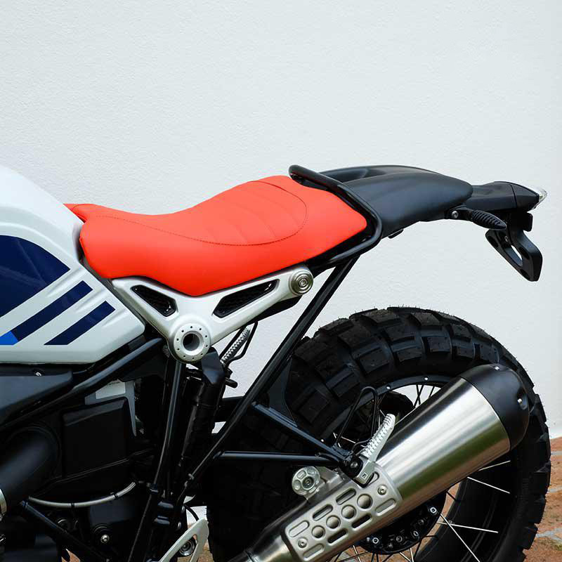 Selle conducteur en cuir avec garde-boue arrière pour R nineT - L'atelier Bleu Motostore