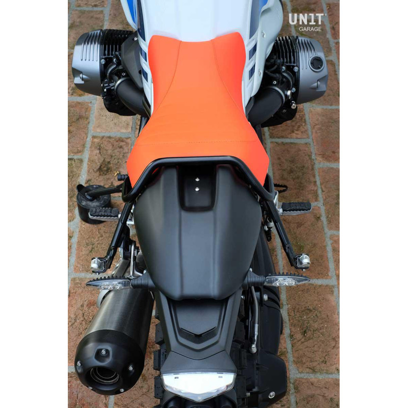 Selle conducteur en cuir avec garde-boue arrière pour R nineT - L'atelier Bleu Motostore
