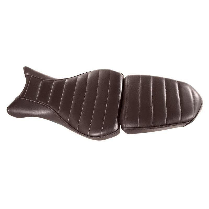 Housse de selle en cuir (selle double) pour R nineT - L'atelier Bleu Motostore