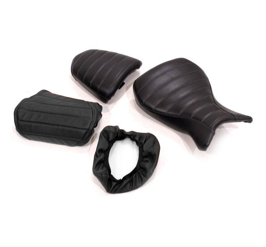 Housse de selle en cuir (selle double) pour R nineT - L'atelier Bleu Motostore