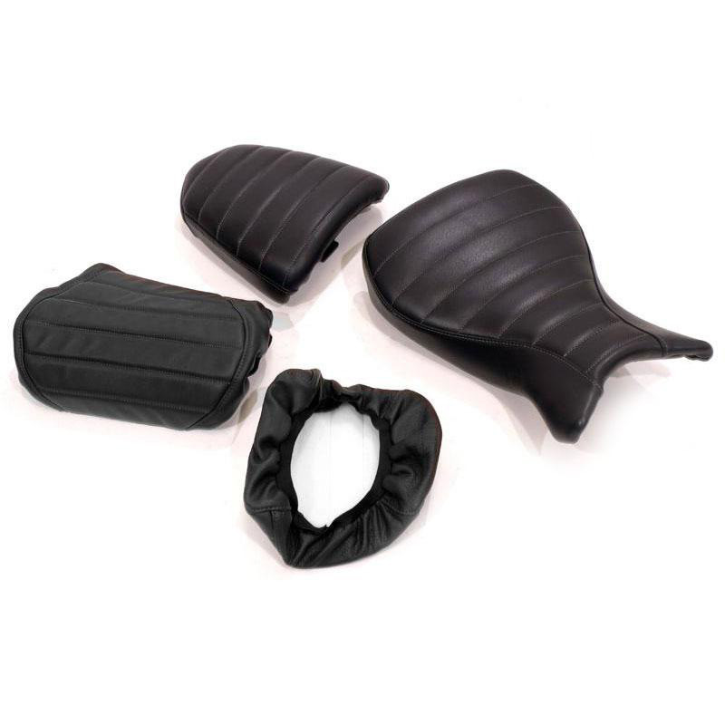 Housse de selle en cuir (selle double) pour R nineT - L'atelier Bleu Motostore