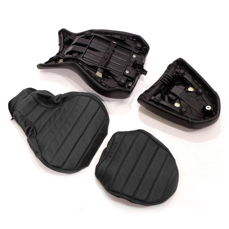 Housse de selle en cuir (selle double) pour R nineT - L'atelier Bleu Motostore