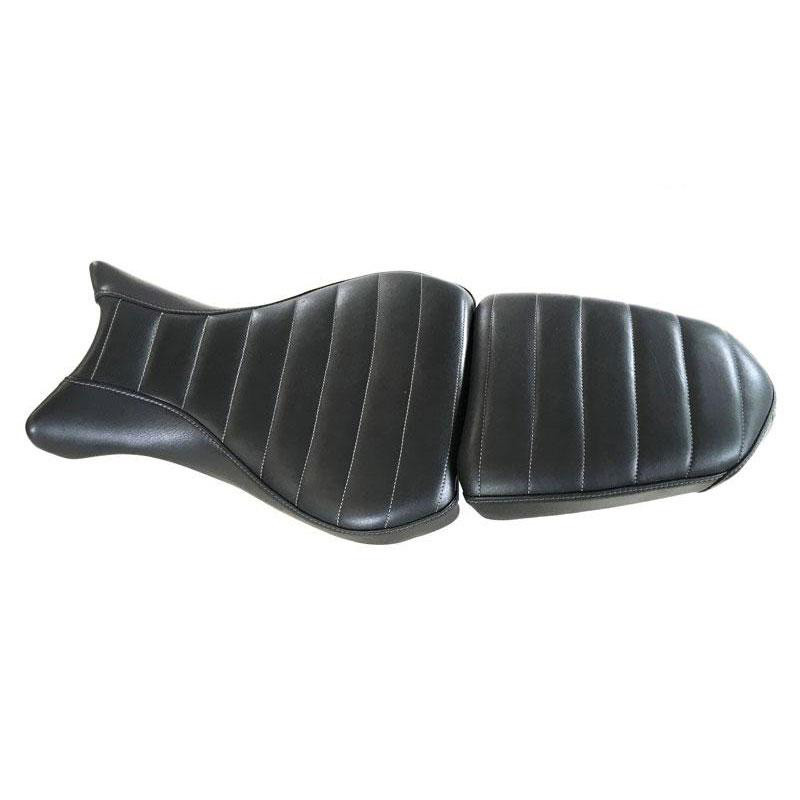 Housse de selle en cuir (selle double) pour R nineT - L'atelier Bleu Motostore
