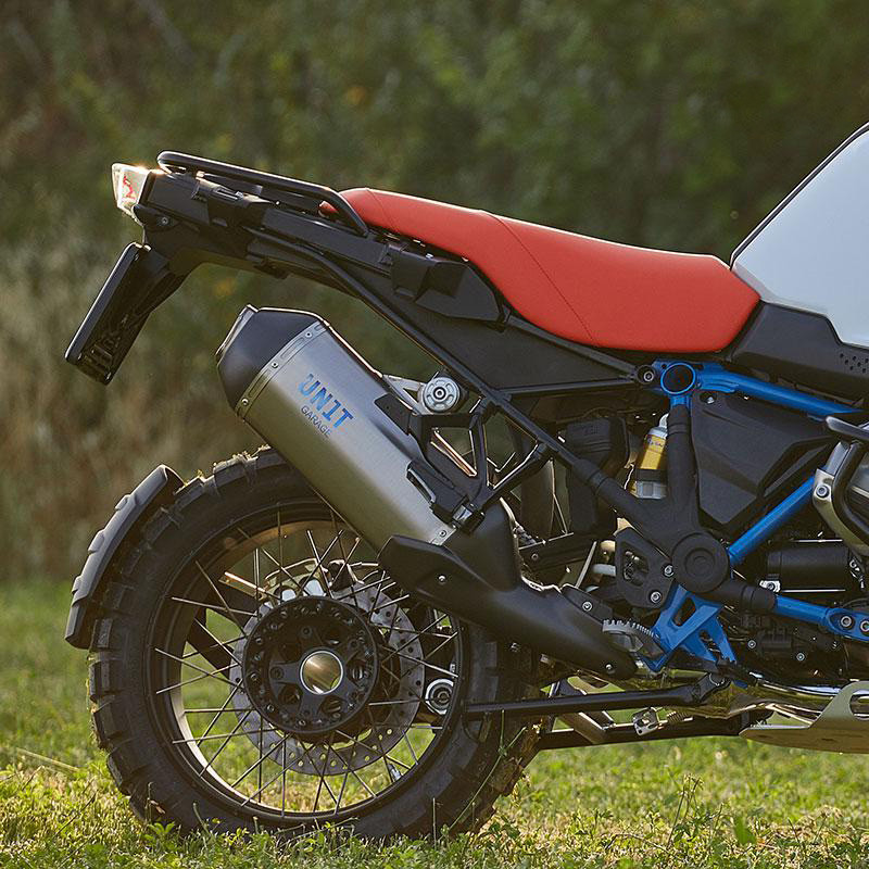 Housse de selle Rallye pour R 1200GS/GSA et R 1250GS/GSA - L'atelier Bleu Motostore
