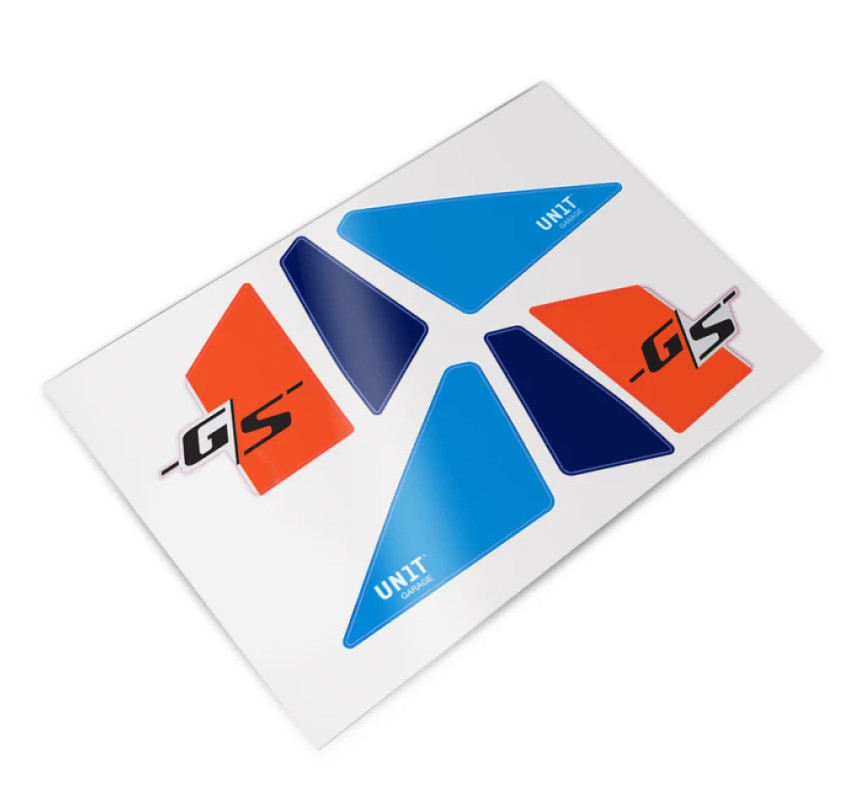 Stickers réservoir Adventure Dakar Light White pour R 12 G/S