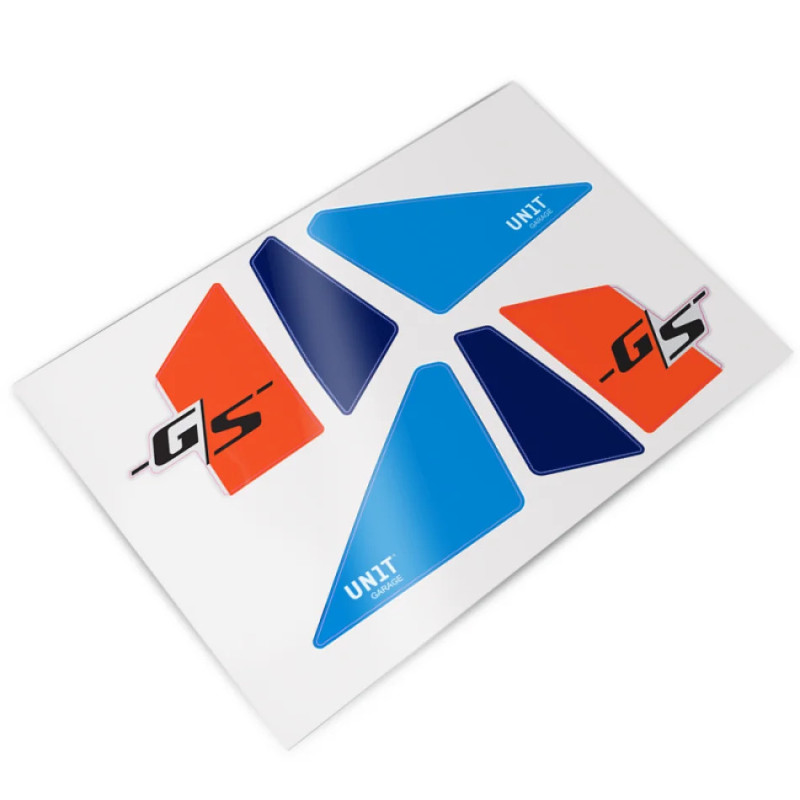 Stickers réservoir Adventure Dakar Light White pour R 12 G/S