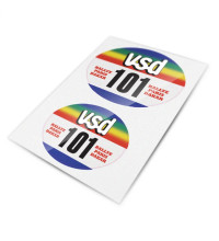 Stickers VSD pour support porte-numéro