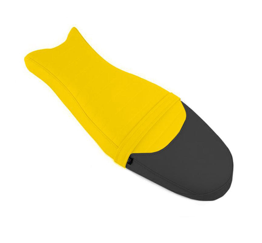 Selle biplace bicolore pour R nineT - L'atelier Bleu Motostore