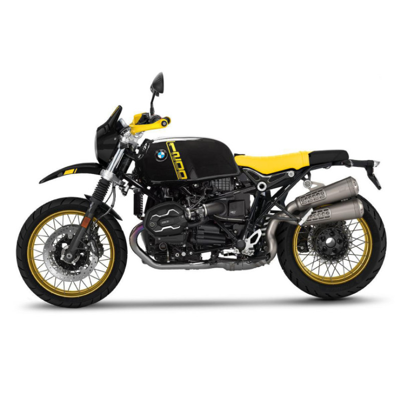 Selle biplace bicolore pour R nineT - L'atelier Bleu Motostore