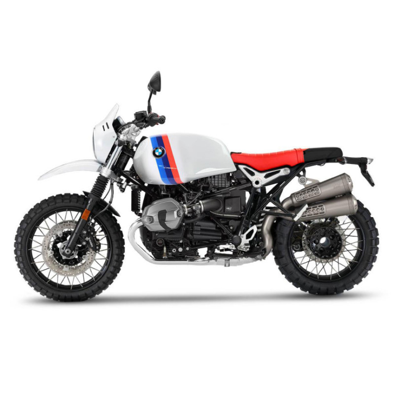 Two-tone two-seater seat for the R nineT – L'atelier Bleu Motostore