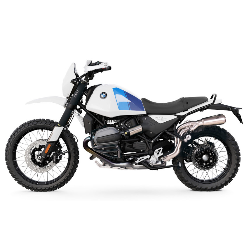 Leather cover for the original R 12 G/S seat – L'atelier Bleu Motostore
